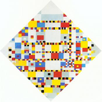 Piet Mondrian : Victory Boogie Woogie, unfinished